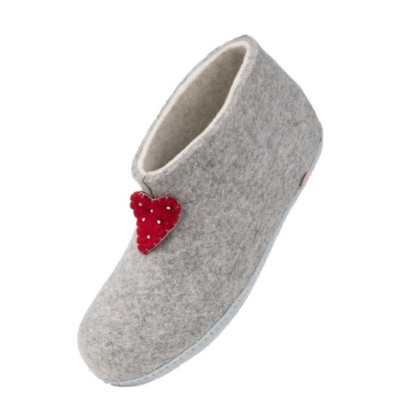 Hovedbilde Jubilee Heart Slipper - Grey